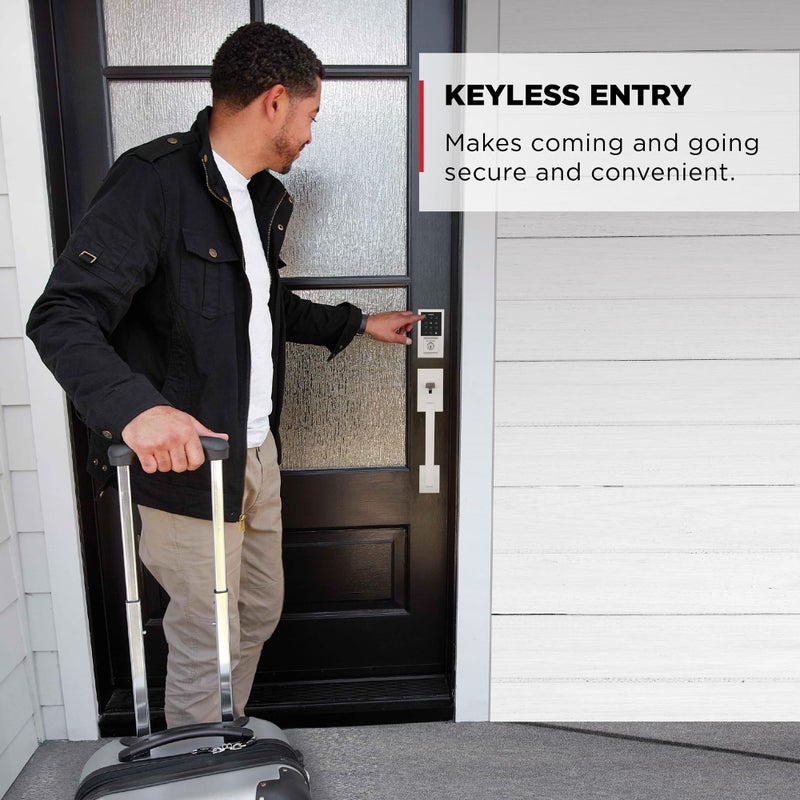 Kwikset SmartCode 270 Keyless Entry Electronic Touchpad Deadbolt Door Lock with Auto-Lock  Custom User Codes  Advanced Security in Satin Nickel Contemporary - Image 3